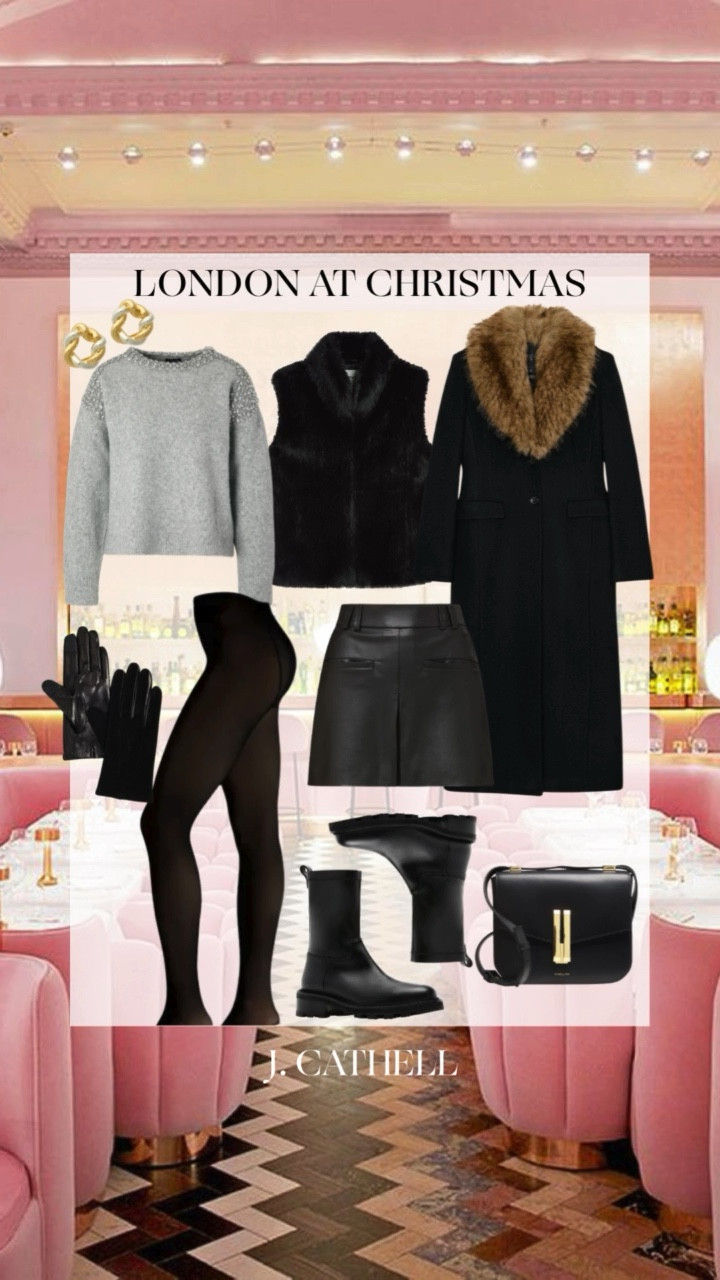 I’ve been dreaming of taking my oldest daughter to London since before she was even one. I actually planned this trip for her first birthday — but life had other plans when I shockingly found out I was pregnant with #2! So this adventure has been 13 years in the making, and it’s finally happening this Christmas. 🎄

London is my favorite city in the world — I’ve been visiting since I was 15 — and it’s become a tradition to go either with my sister or for one-on-one time with each of my girls. Two years ago I took my middle daughter, and next time it’ll be my youngest’s turn.

This wardrobe is an almost exact replica of what I’ll be wearing every day — chic layers that balance warmth, comfort, and that polished festive feel. The fur vest adds an extra layer of warmth without bulk, while each top has been intentionally chosen to look beautiful indoors, where you’re often taking photos in stunning settings like Daphne’s, Sketch, or Claridge’s tea room. I wanted pieces with texture, shine, or feminine detail — think soft metallic knits, bow-tie blouses, and subtle shimmer — so you still feel festive once the coat comes off.

We have a 3PM reservation at Daphne’s this year, the perfect time for photos and a late afternoon show after. If we can stay awake, there will definitely be dinner after, too. 😅 London just fills me up — the lights, the energy, the timelessness — there’s truly no better feeling. 🇬🇧✨

#LondonAtChristmas #LondonTravel #HolidayStyle #LondonOutfits #TravelWithKids #MotherDaughterTrip #JCInsider #FestiveFashion #WhatToWearInLondon #LondonStyle

#LTKOver40 #LTKStyleTip #LTKTravel