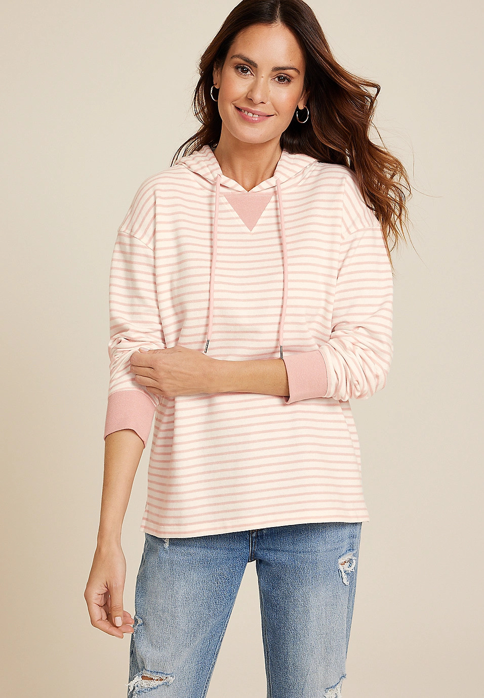 Striped Hoodie | Maurices