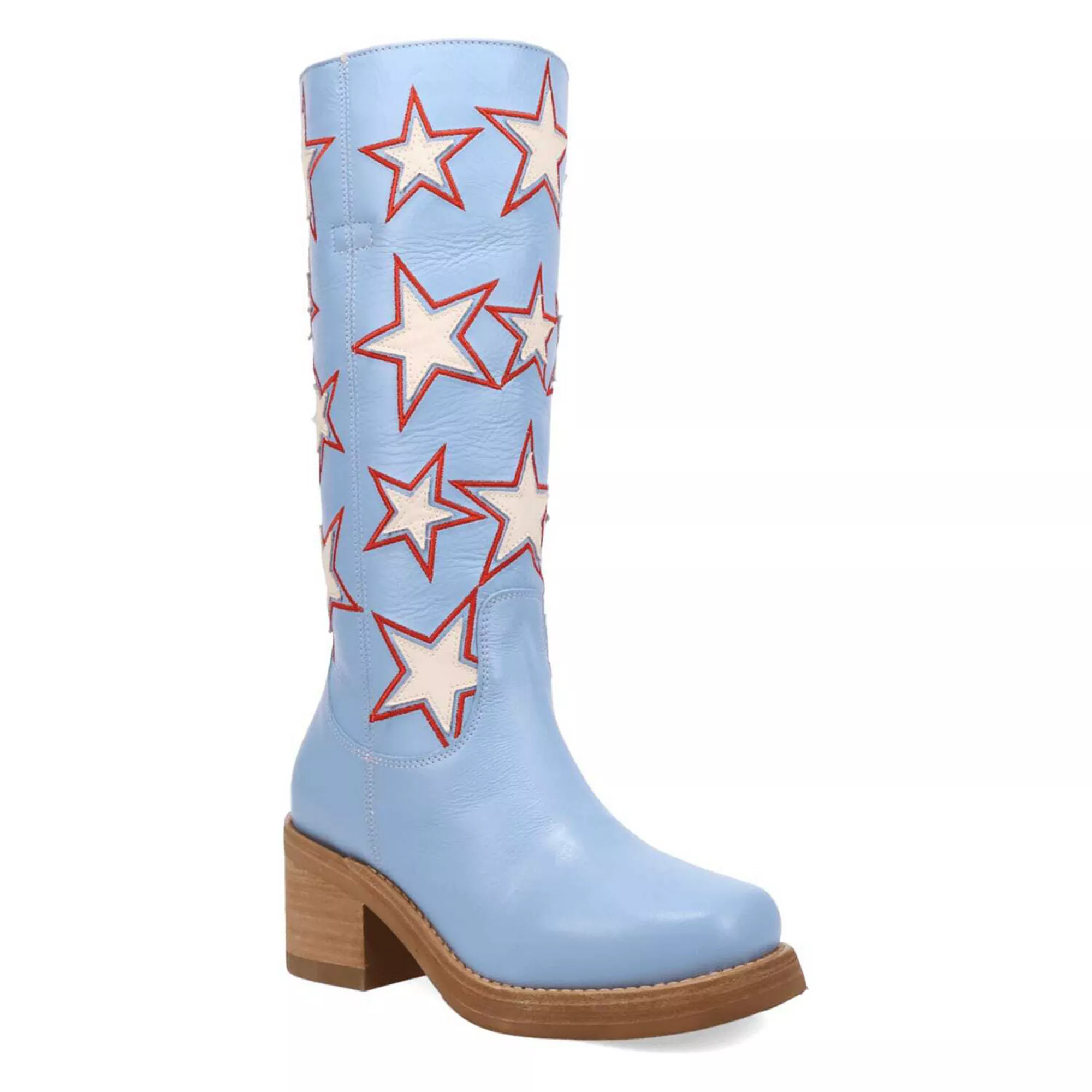 Dingo American Dream Women's Leather Knee-High Boots with Star Design | Kohl's