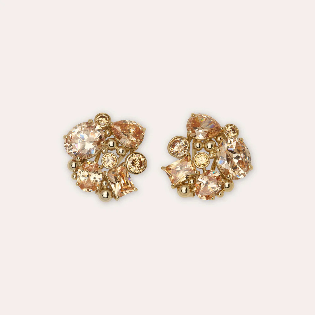 Lizzy Gemstone Stud Earrings | Ramy Brook