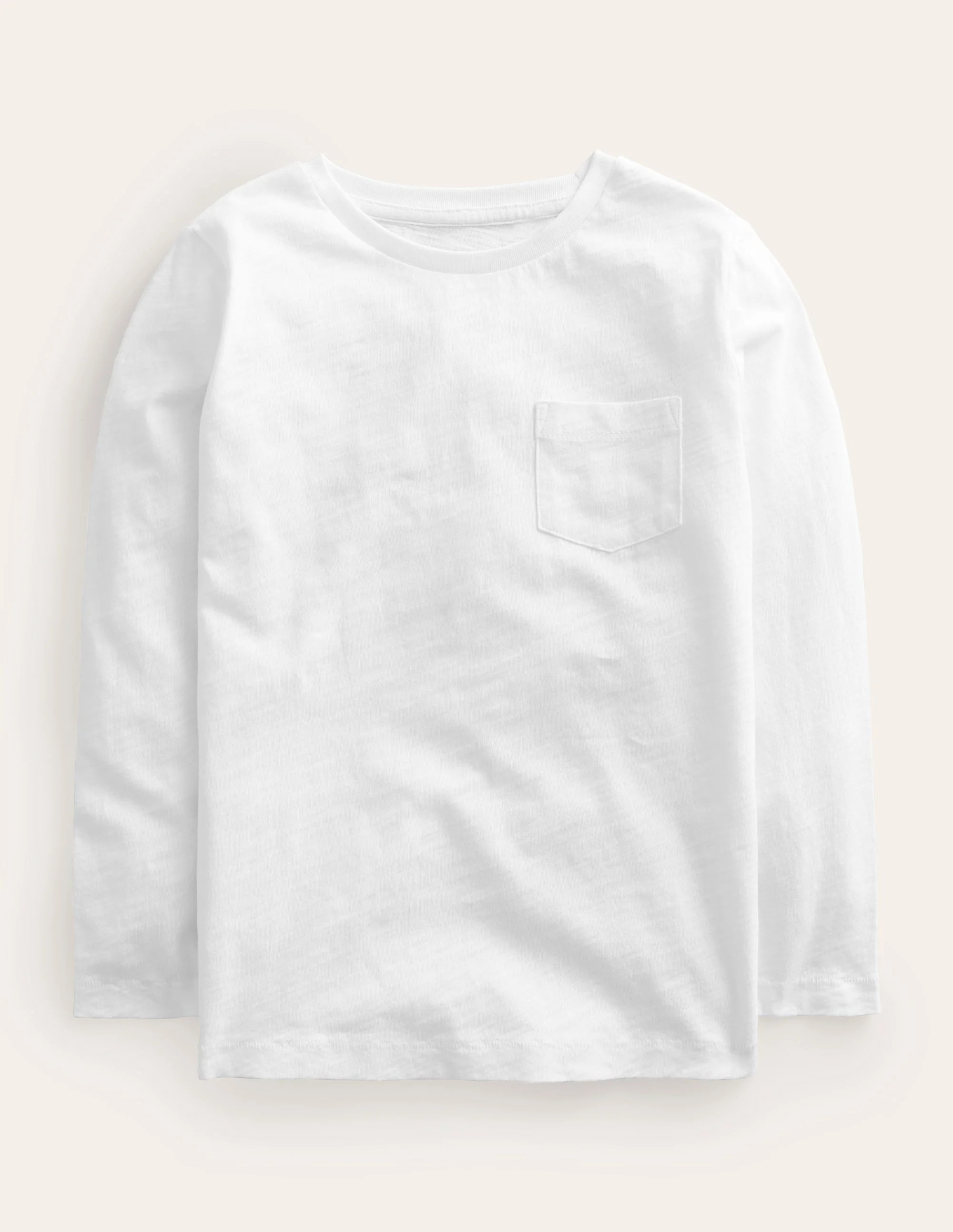 Everyday Long Sleeve T-Shirt-White | Boden (US)