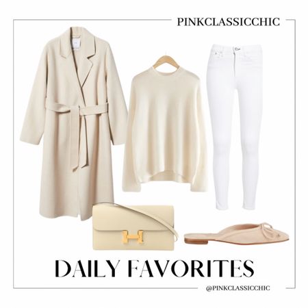 Love neutrals, casual styles, casual looks, white jeans, rag and bone, skinny jeans, ivory coat, coat, Manolo blahnik, flats, Constance wallet, ivory sweater, neutral styles, neutral looks 

#LTKworkwear #LTKFind #LTKstyletip