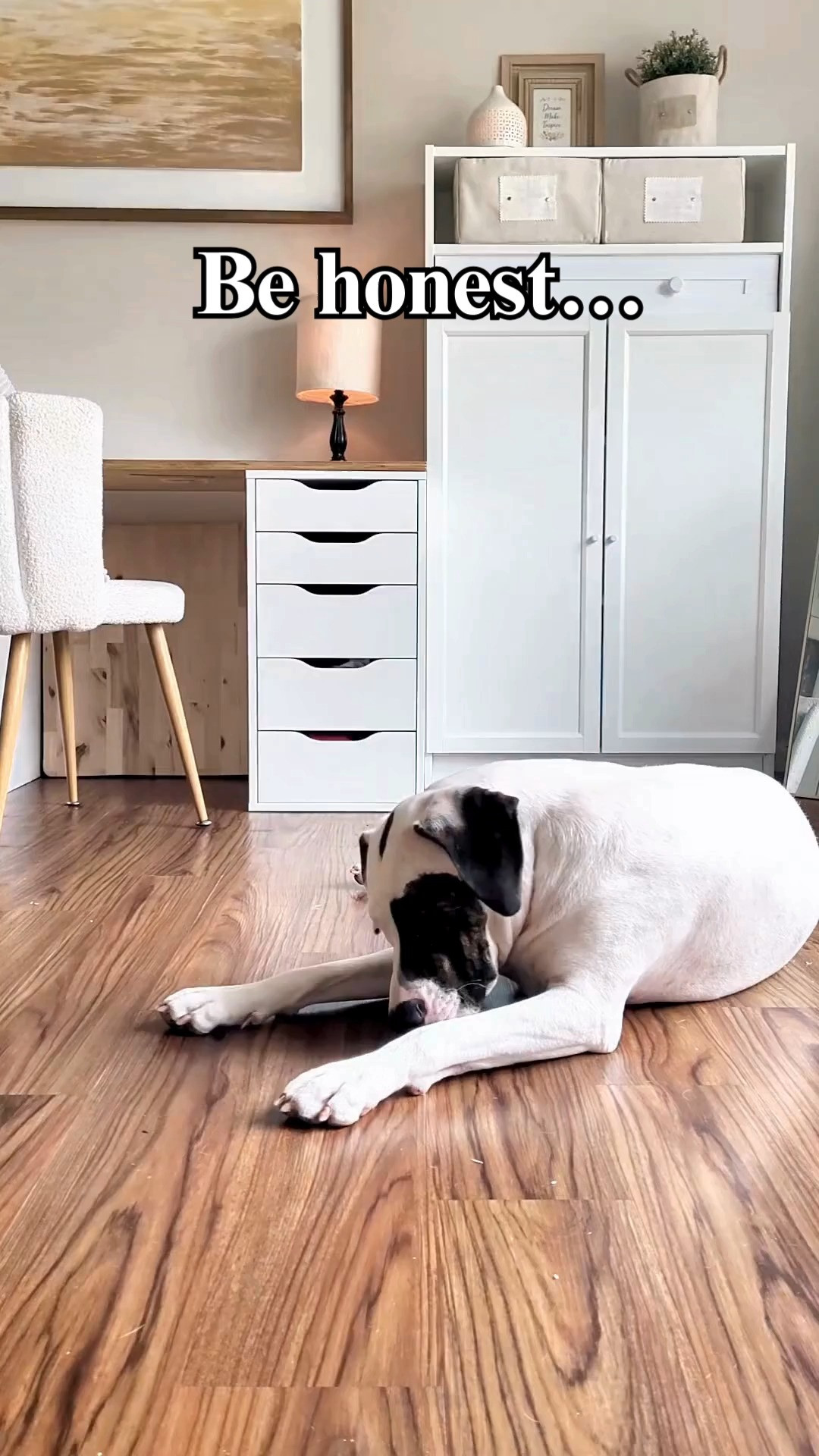 From cluttered to cohesive — the final layer that finished my home office. I didn’t replace anything. I upgraded the surfaces. Dollar Tree foam board → faux cabinet details, linen panels, oversized wall art. Budget material. Designer finish. 🎥 Full process is live — watch the reveal + details on my channel. Blog post: https://simplemadepretty.com/dollar-tree-foam-board-decor/ YouTube video: https://youtu.be/83yy69OIeVc?si=MpY9mebTCTYk_zzQ 

 #BudgetDecor #HomeOfficeStyle #AffordableHome #DIYDecor #NeutralHome #LTKstorytime #LTKHome