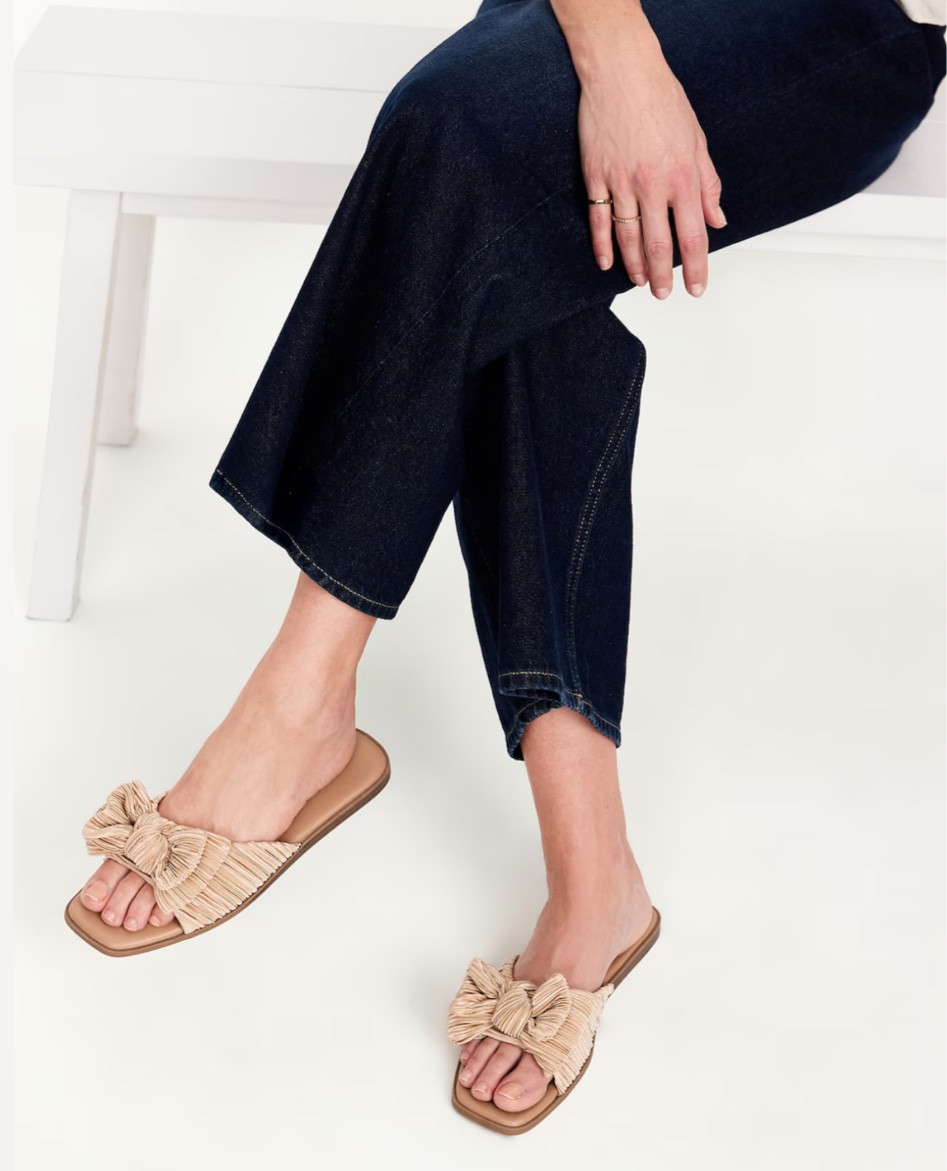 Loeffler Randall look for less sandals! Only $12.50!! Also available in silver & black.

Loeffler Randall, look for less shoes, bow sandals, dressy sandals, slide sandals, bow slides, women’s slides, women’s sandals, designer look for less, spring shoes, old navy, budget friendly shoes 

#LTKShoeCrush #LTKFindsUnder50 #LTKSaleAlert