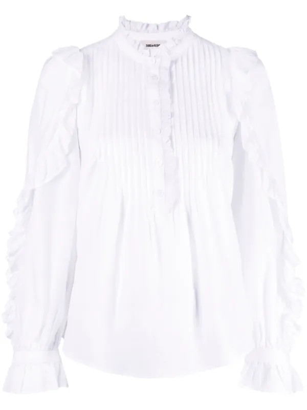 Zadig&Voltaire Timmy Tunic Top | White | FARFETCH | Farfetch Global