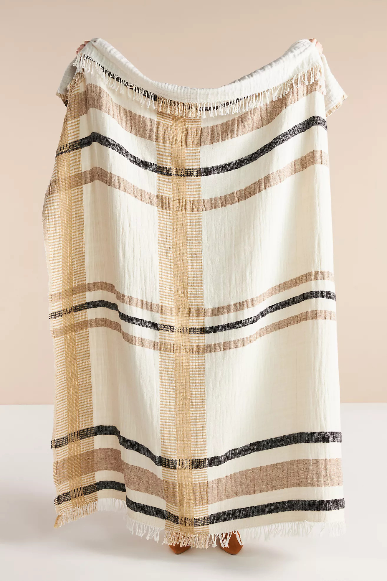 Theodore Gauze Throw Blanket | Anthropologie (US)