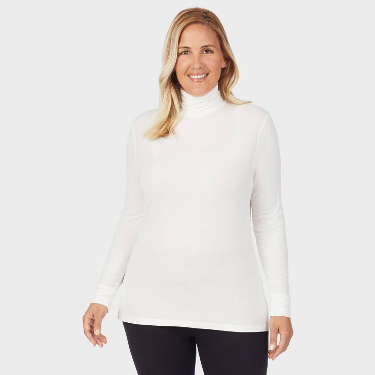 Warm Essentials by Cuddl Duds Women's Smooth Stretch Thermal Turtleneck Top | Target