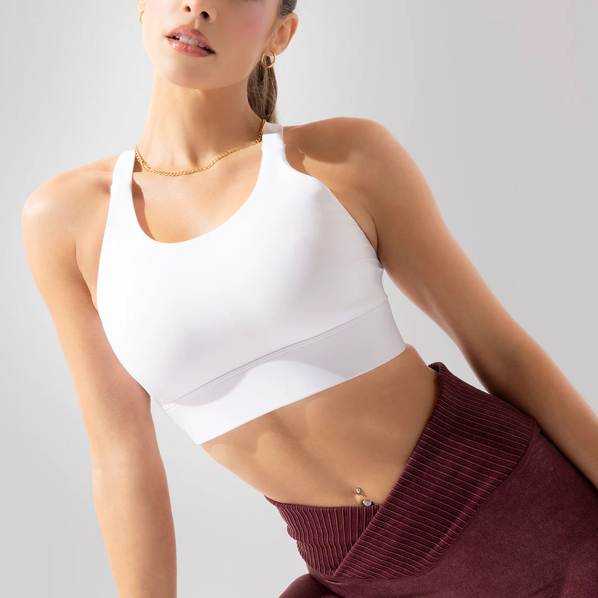 Ambition Bra - Pure White | POPFLEX