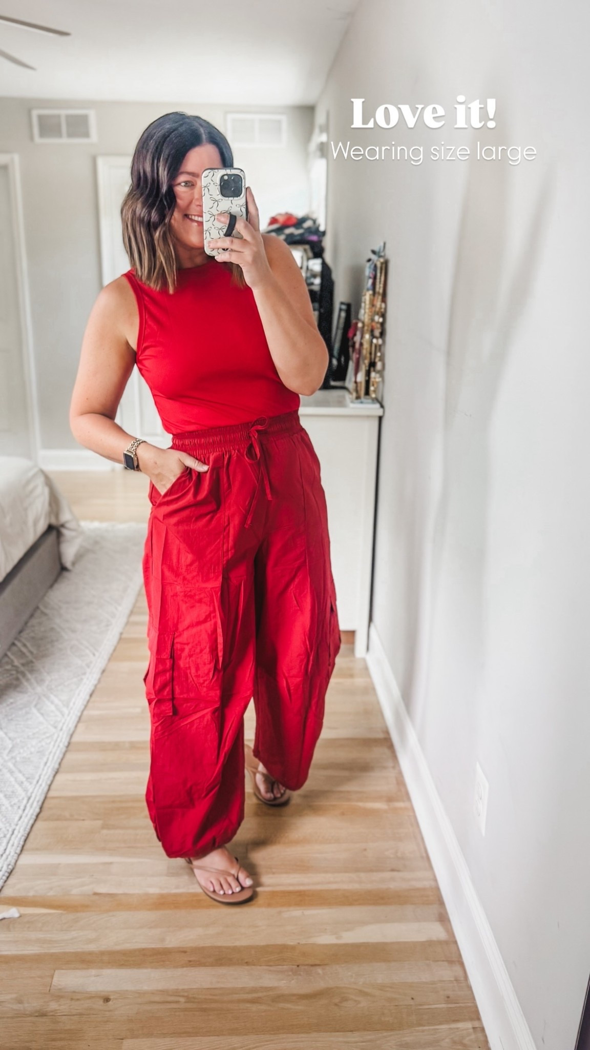 Love it!  Wearing size large

Just $30!