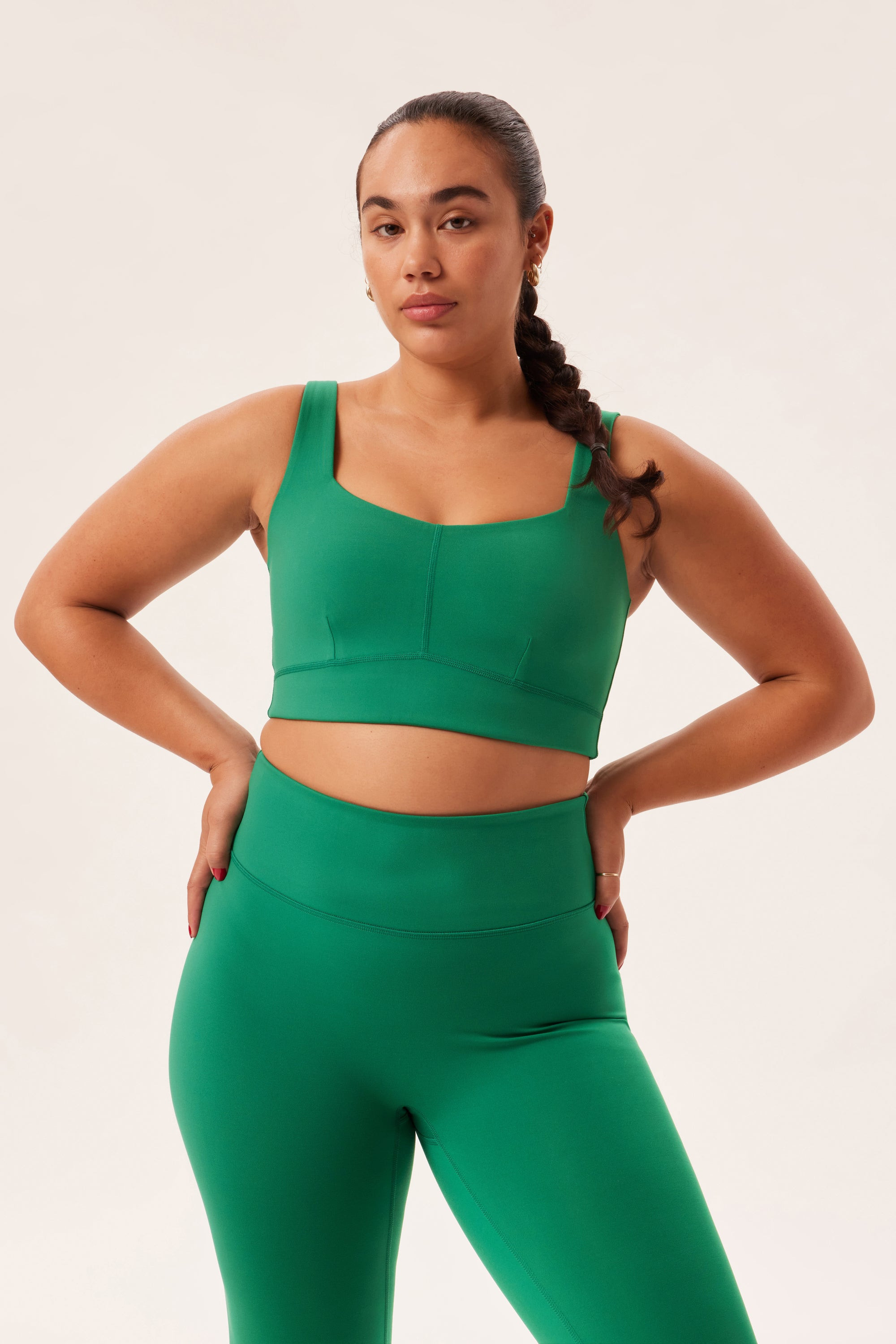 Emerald Addison Adjustable Bra | Girlfriend Collective