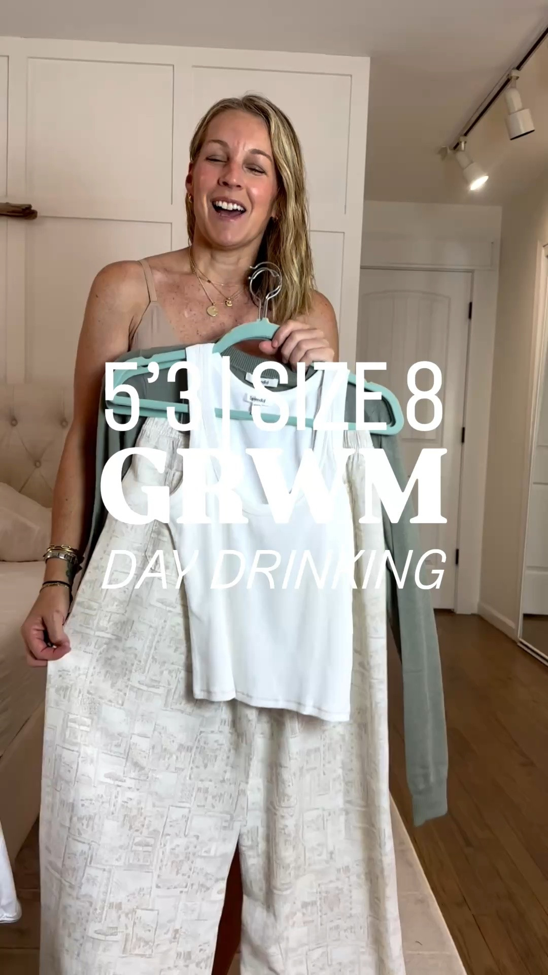 Mediums in all, tho I wish I had a small in the pants. Any jewelry not linked can be found on emmagraceblog.com under the James Michelle post with a discount code. 
Perfume is a perfect dupe for an expensive one.

#LTKootd #LTKdayinmylife #LTKOver40
