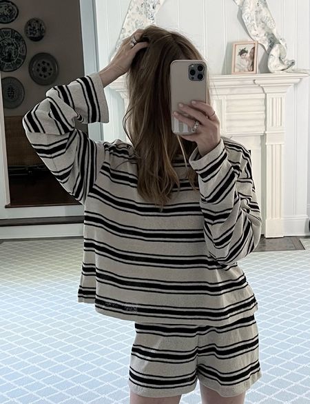 15% off sitewide at H&M today! This set is Zara (bornonfifth.com/Zara-finds) but found an almost identical lookalike at H&M. Linking other H&M favorites too long the darling off the shoulder stripe dress

#LTKunder50 #LTKFind #LTKstyletip