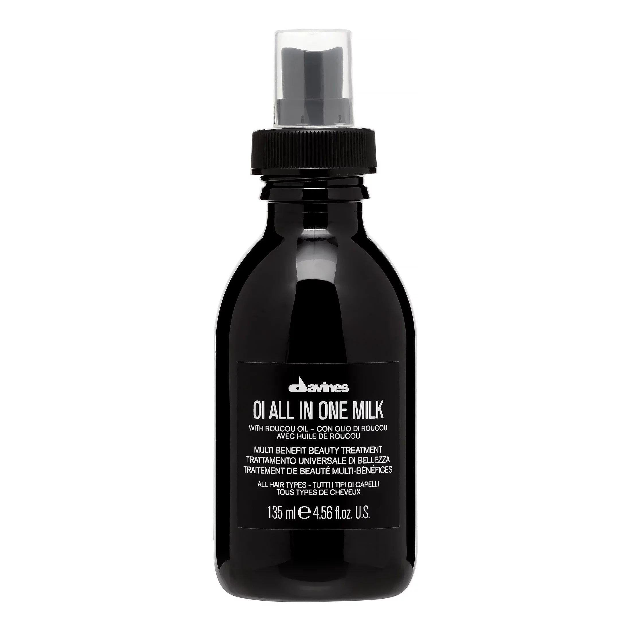 Davines OI All-In-One Milk Roucou Oil Hair Treatment Detangling & Shine Enhancing, 4.56 fl oz | Walmart (US)