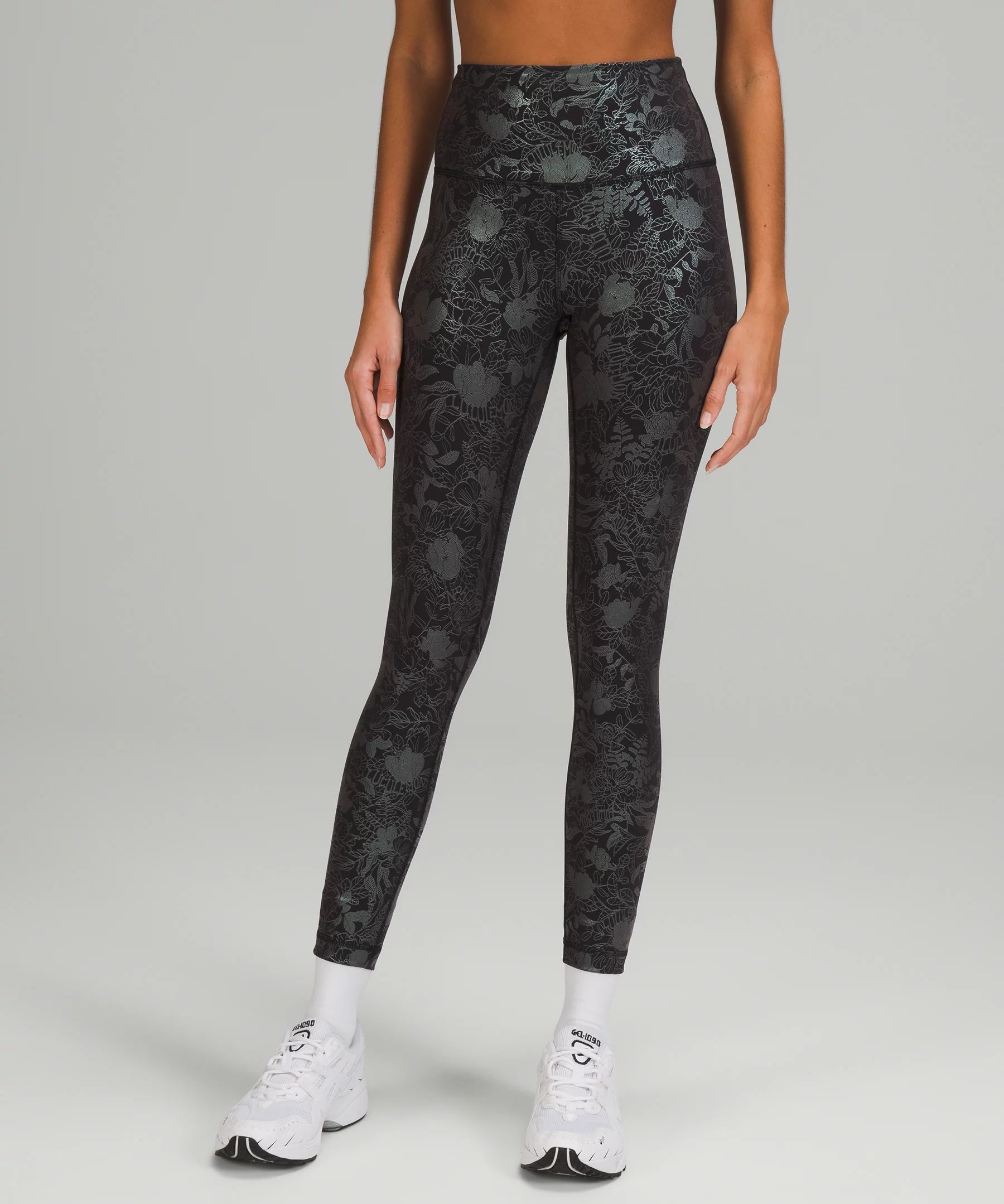 Wunder Train High-Rise Tight 25" Foil | Lululemon (US)