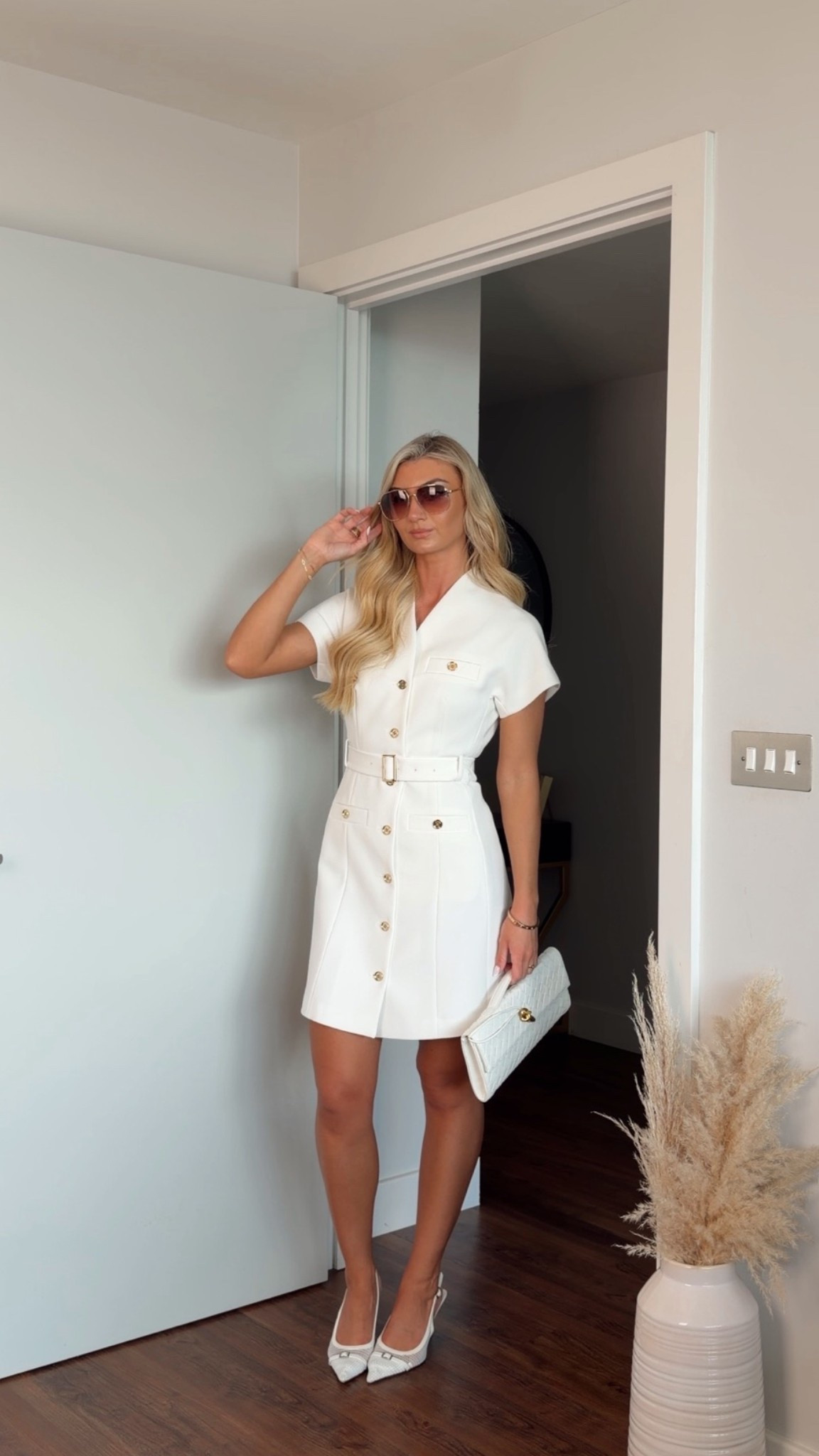 Fab for… 
• holiday outfits 
• summer outfits 
• dinner outfit 
• brunch outfit 
• bar / drinks outfit 
• date night outfit 
• summer dresses 
• Wimbledon outfit 
• quiet luxury outfits 
• smart casual



|| White Dress, Quiet Luxury Style, Elevated Basics, Summer Style, Chic Style, Classy Outfits, What To Wear, How To Style, Styling Tips, Summer Style Inspo, New In Haul, Karen Millen Dress, Chic Summer Outfits, Summer Outfits 2026, Belted Dress, Dresses.  

 #LTKuk #LTKsummer #LTKeurope
