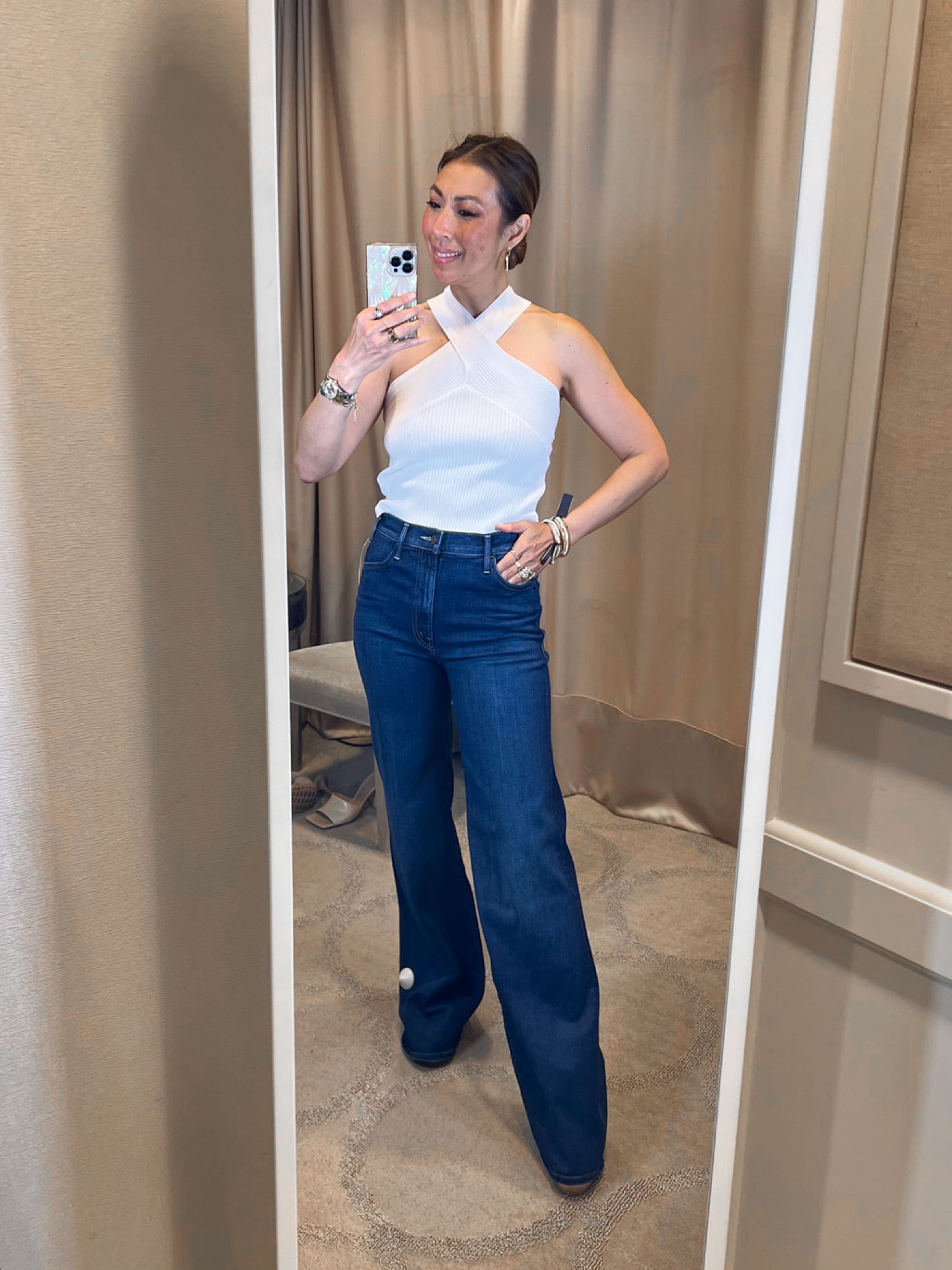 Mother wide leg jeans (size 26) #styleofsam #nsale 

#LTKxNSale #LTKtravel #LTKstyletip