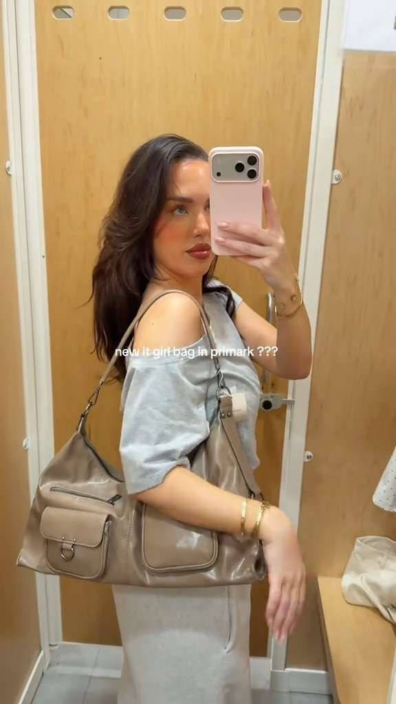 new IT girl bag in primark 🤎 

 #LTKuk #LTKspring #LTKbag