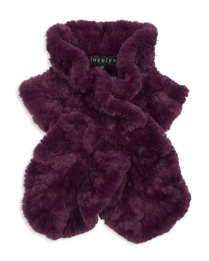 Ruffled Faux Fur Scarf | Bloomingdale's (US)
