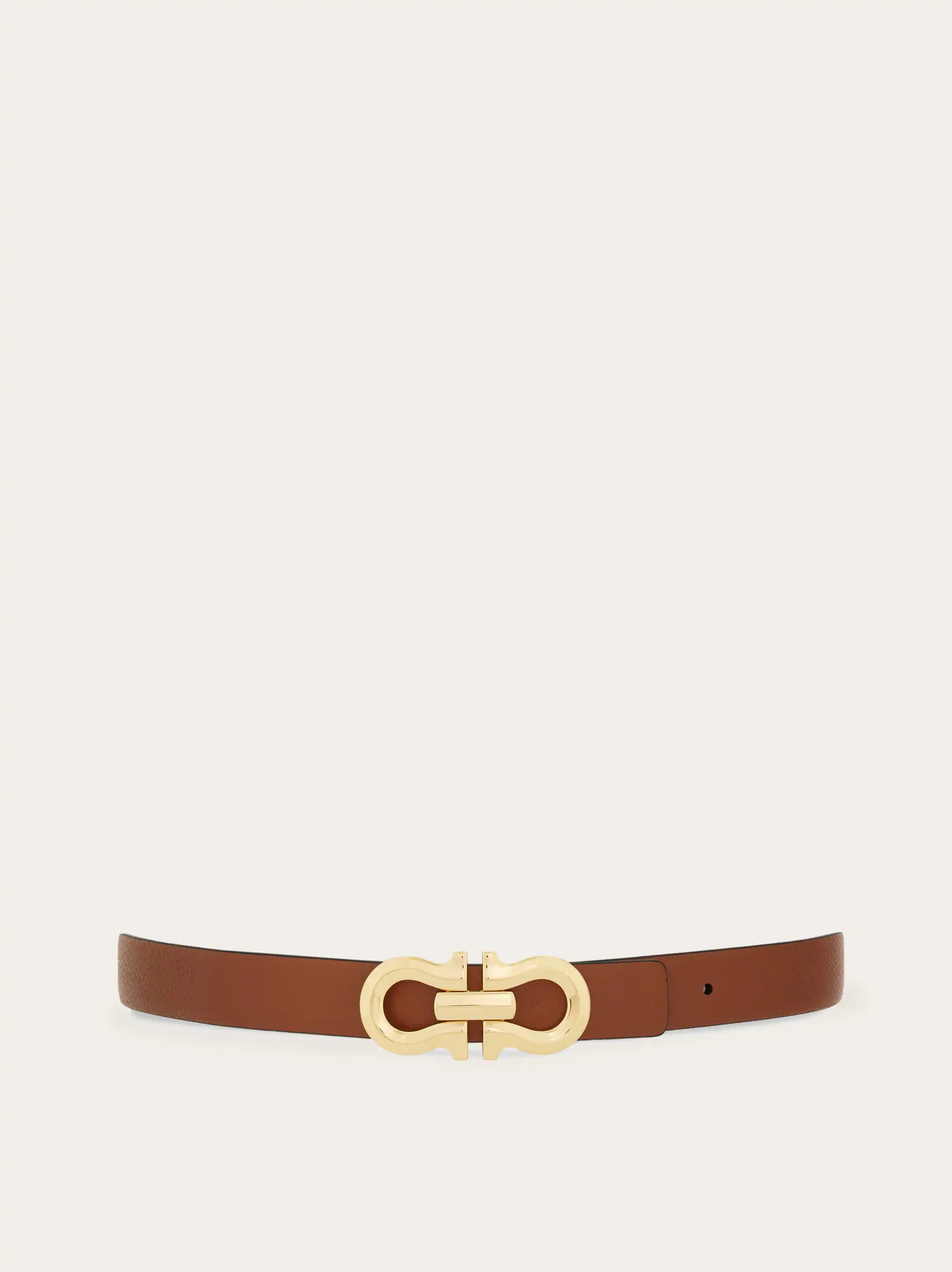 Ferragamo Women Reversible Gancini belt Brown | Ferragamo