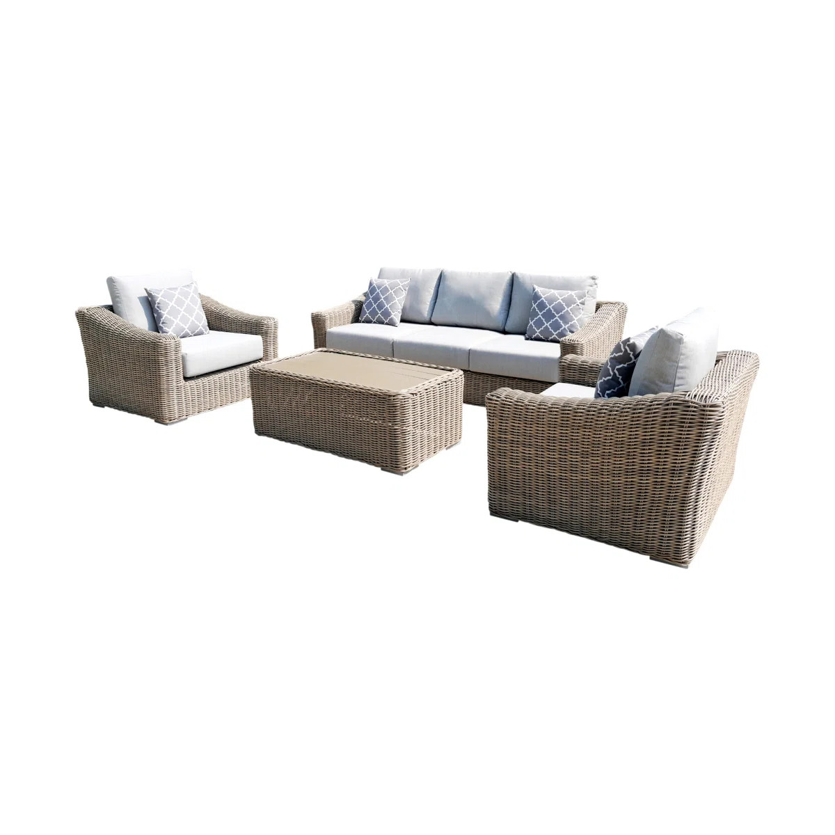 Stellert 5 - Person Outdoor Seating Group with Cushions | Wayfair North America