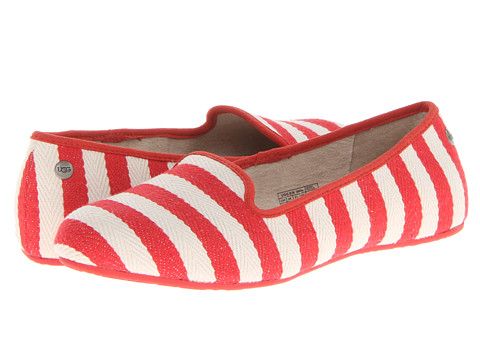 UGG Alloway Stripe (Tomato Soup Textile) Women's Shoes | 6pm