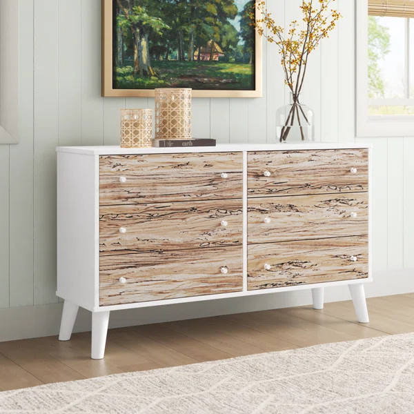 Cate 6 Drawer 52.72'' W | Wayfair North America