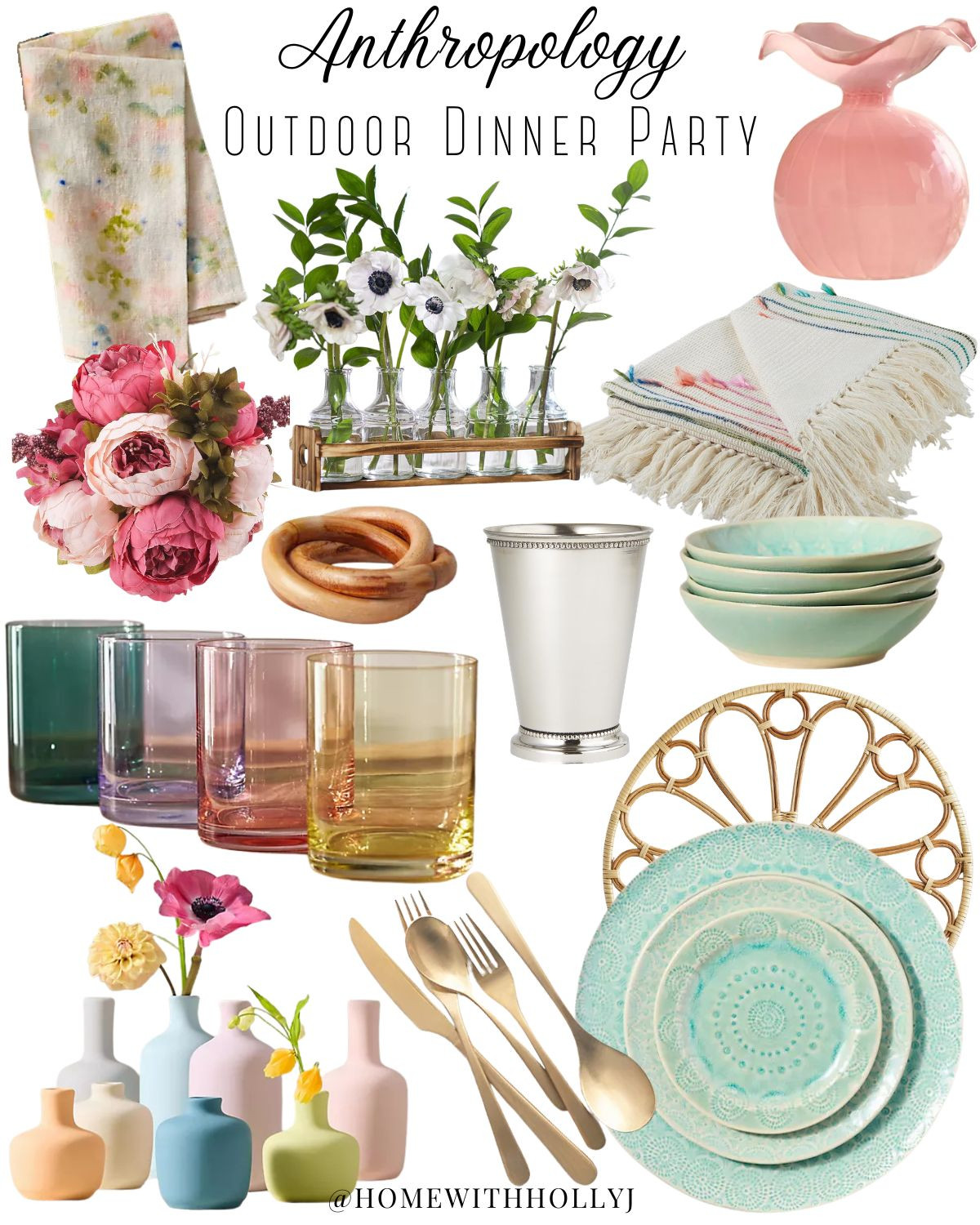 Anthro-inspired outdoor dinner party = effortlessly chic ✨
Soft pastels, textured layers, and colorful glassware make this tablescape feel straight out of a dreamy spring soirée 🌸🍽️

Tap to shop everything you need to recreate this look—from statement plates to the prettiest vases 💗

👉 Save this for your next backyard dinner party!

#LTKhome #LTKstyletip #LTKseasonal #outdoordining #tablescapeinspo #springdecor #summerentertaining #anthrohome #colorfulhome #hostingideas #dinnerpartydecor #homedecorfinds #entertainingathome #neutralhome #pastelpalette #viralhome #trenddecor #homesweethome #hostesswiththemostess #homewithhollyj #shophollyjhome 

 #LTKfoodie #LTKSeasonal #LTKHome