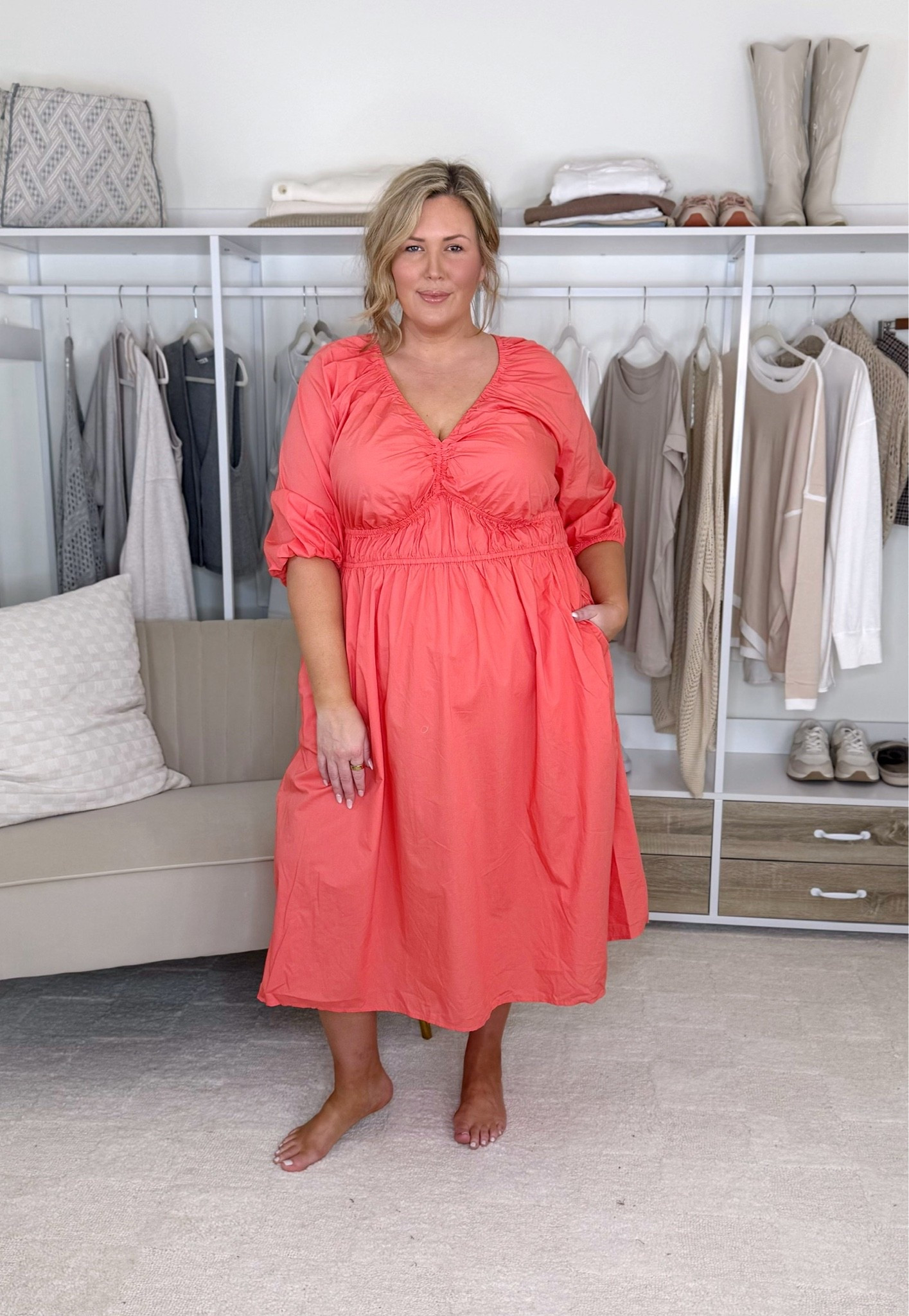 I size down to a 1X in this brand! The blue floral dress did pull in my hips, so get your regular size in that one! Plus size fashion, everyday outfit, spring fashion, spring dresses, mom style, midsize outfits, ootd

#LTKSeasonal #LTKPlusSize #LTKMidsize
