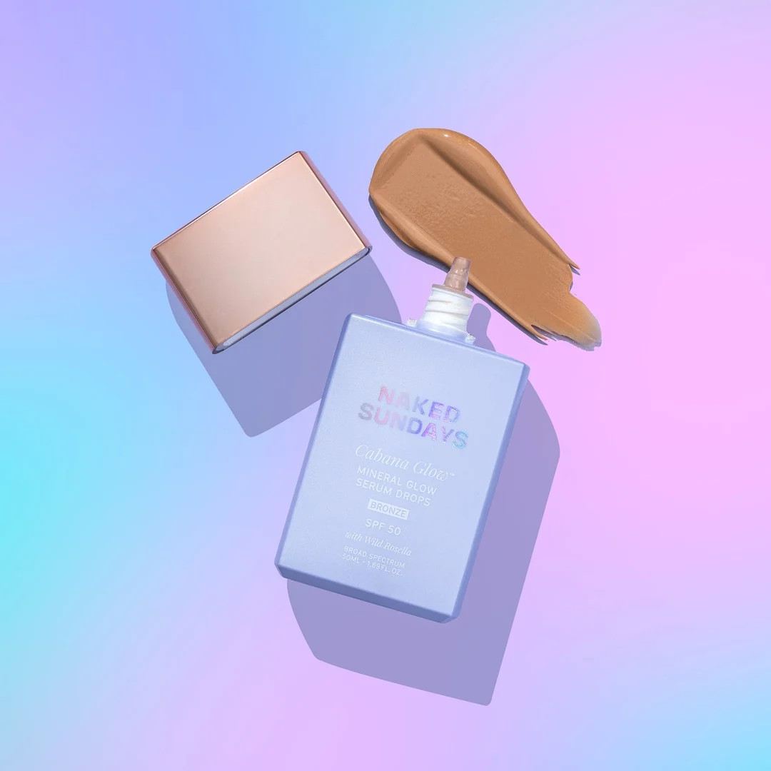 CabanaGlow\u2122 SPF50 Glow Serum Drops - Bronze | Naked Sundays (US)