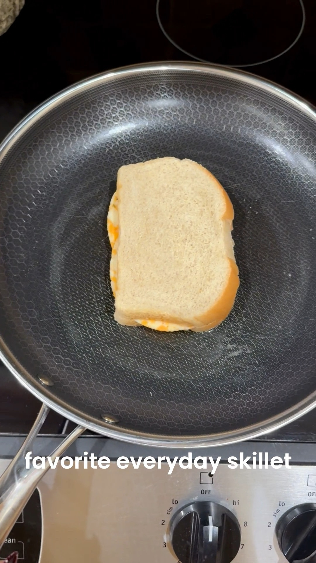 Favorite everyday skillet 🍳 

I literally use this everyday Iike everything. 
Today’s lunch, grilled cheese with sourdough bread and spicy Colby jack cheese 🤤

#LTKfoodie #LTKmomlife #LTKGiftGuide