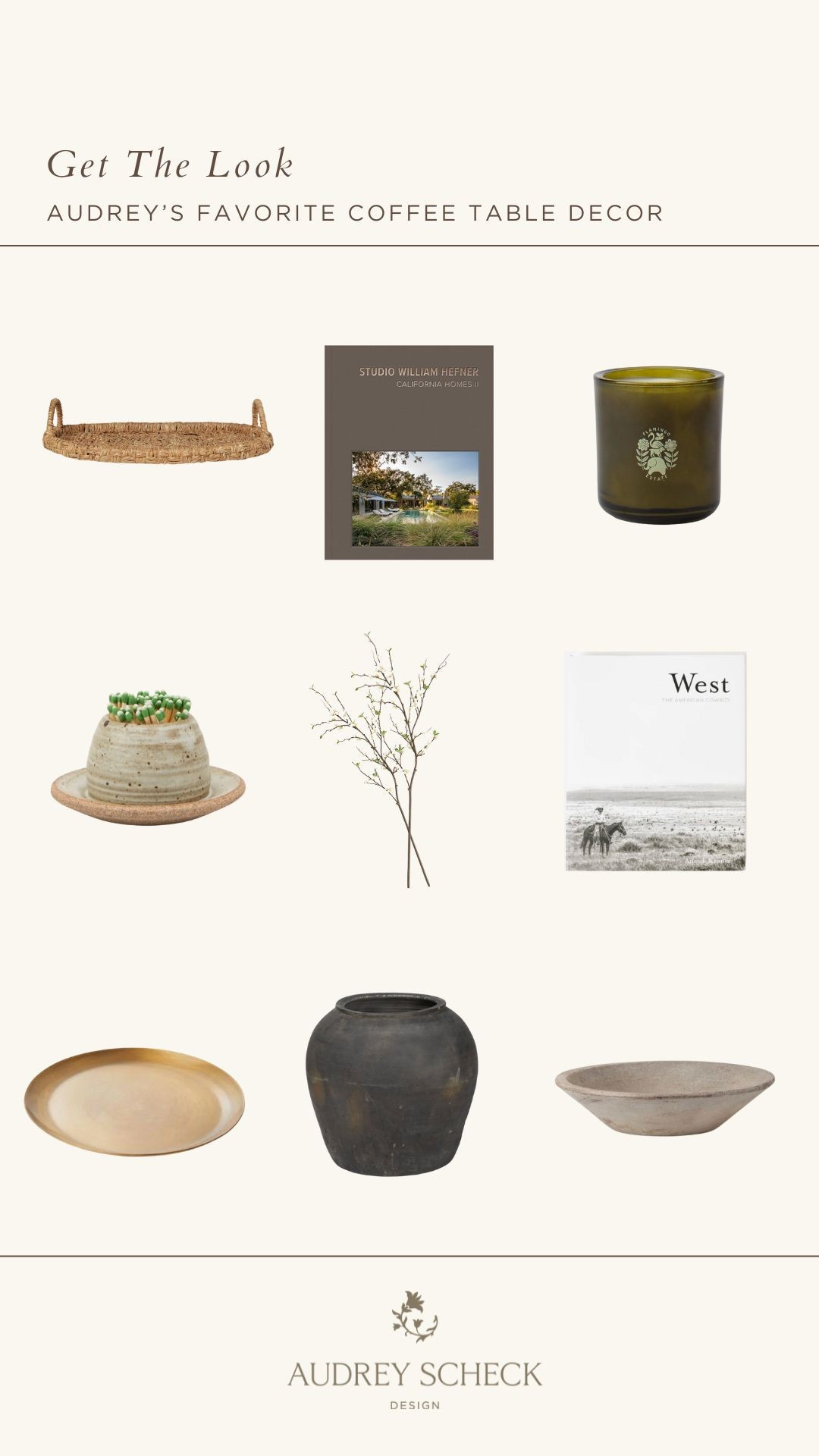 Get the Look: Audrey’s favorite coffee table decor 

#LTKHome