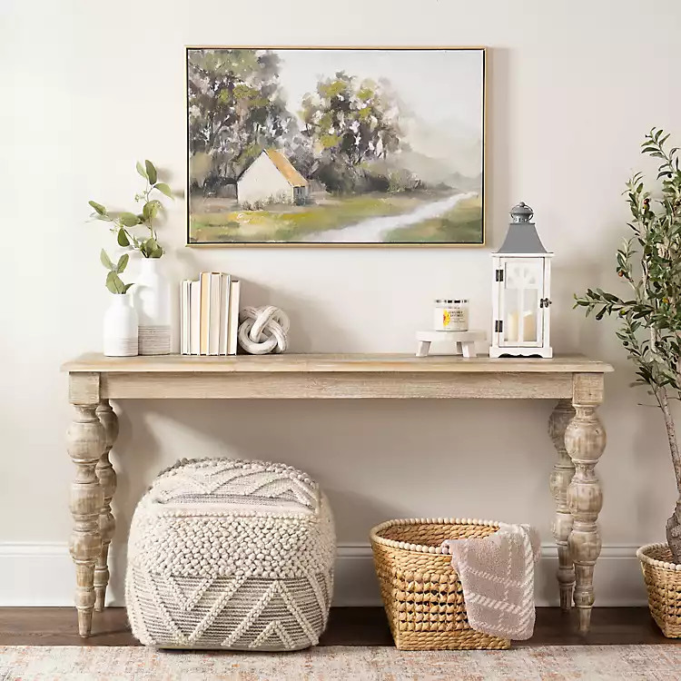 Whitewashed Gabby Console Table | Kirkland's Home