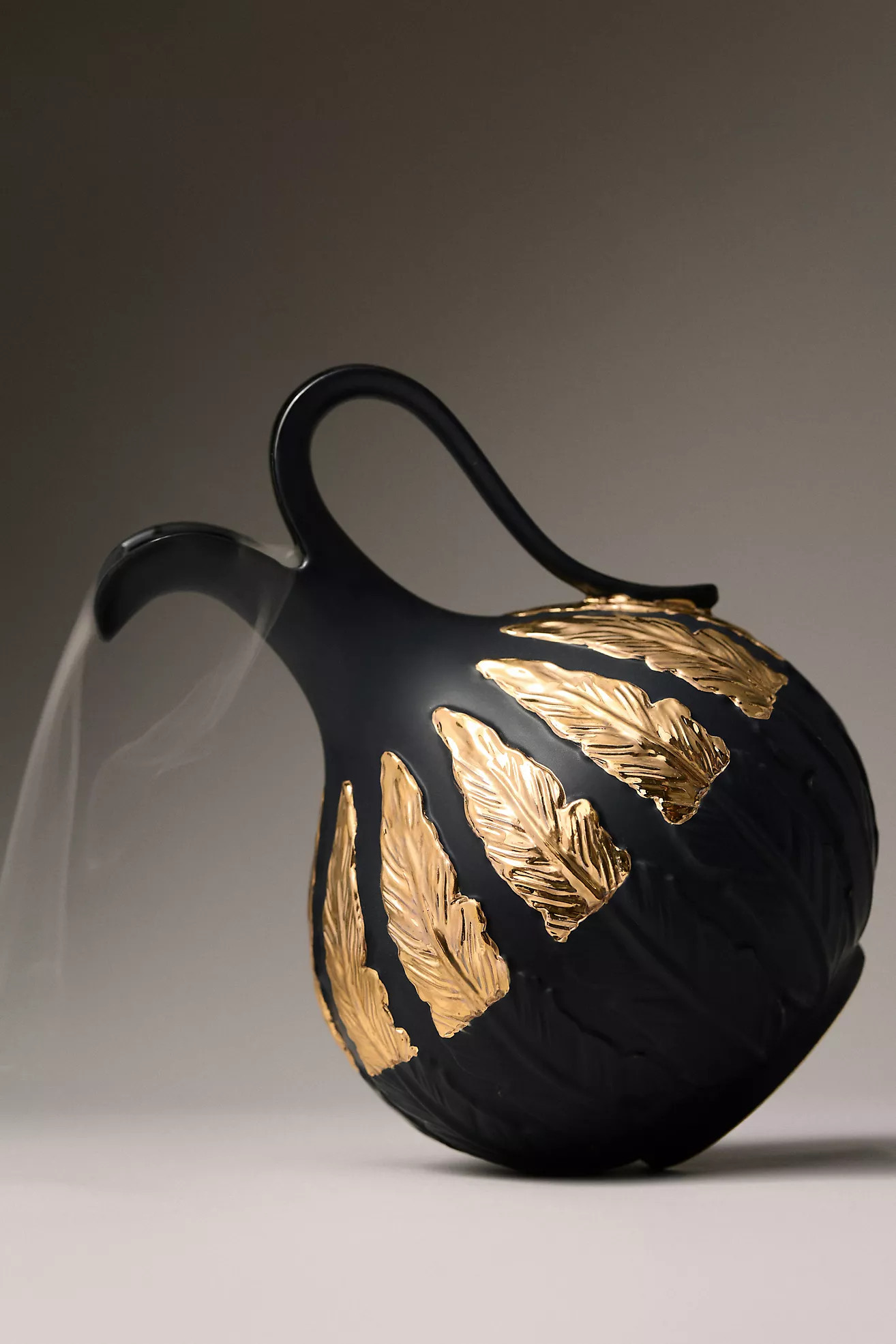 Catherine Martin Midnight Creatures Glazed Stoneware Pitcher | Anthropologie (US)