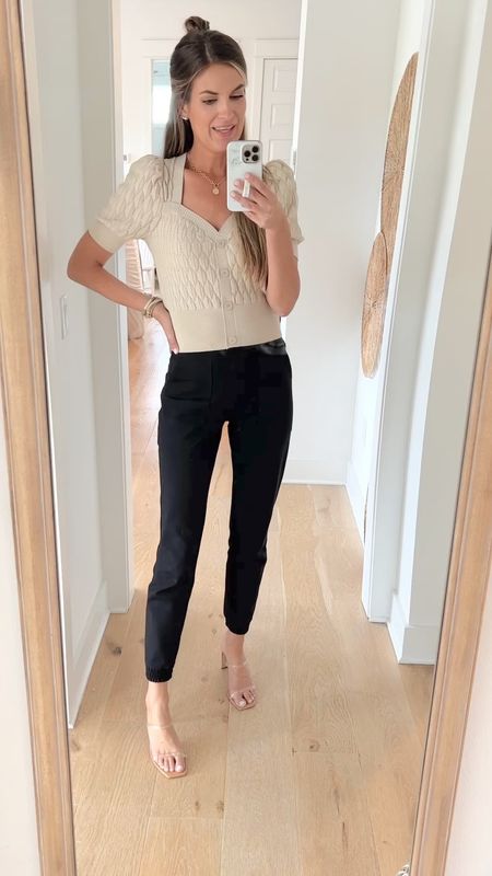These are AMAZING work pants. Worth the splurge because the quality is so great and you will get tons of wear out of them. I’m in size small.  I’m 5’11” (these don’t come in lengths).  Use code RACHELXSPANX For a discount and free shipping/returns. Xs top. Heels true to size (an Amazon find)  

#LTKsalealert #LTKshoecrush #LTKworkwear