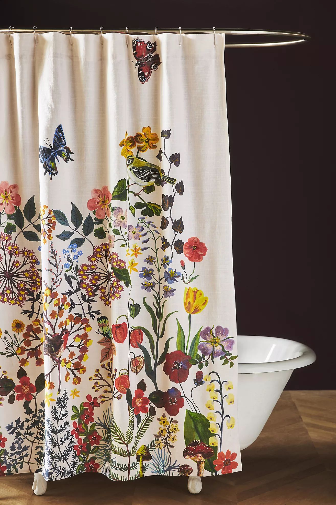 Nathalie Lete Organic Cotton Shower Curtain | Anthropologie (US)