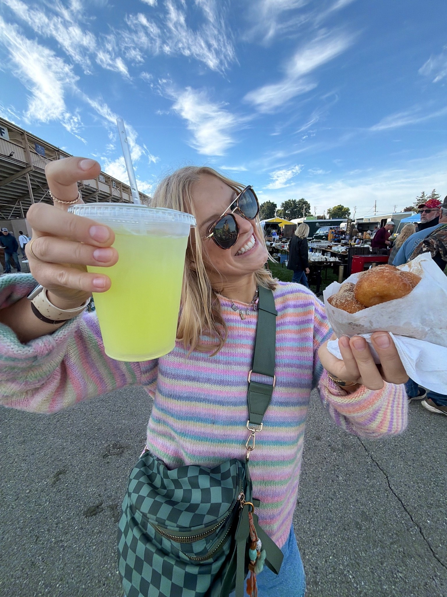 Flea Market snacksss— 09.27.26 ☀️🍩🍋

4 in denim shorts from Old Navy
sweater is from Lily’s in Paoli (the CUTEST pastel colors!!!!)
Small in light blue button up tank top from @Target 

summer outfits, summer swimsuits, Target outfits, Target finds, Target deals, swimsuit deals, Wild Fable swimsuits, Old Navy denim, Old Navy shorts, Old Navy finds, Old Navy deals, Amazon finds, Amazon hats, trucker hats, Amazon deal, Prime Deal Days, outfit of the day

#LTKdayinmylife #LTKootd #LTKfoodie