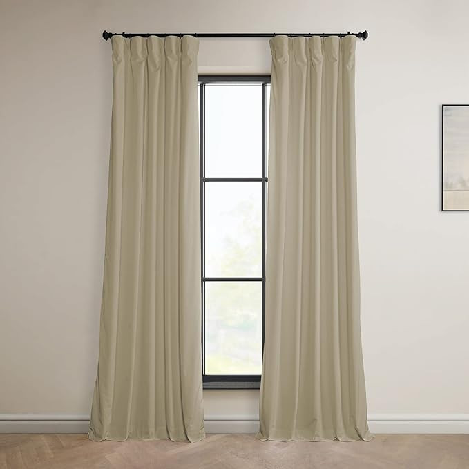 HPD Half Price Drapes Heritage Plush Velvet Curtains for Bedroom & Living Room 50 X 108, VPYC-161... | Amazon (US)