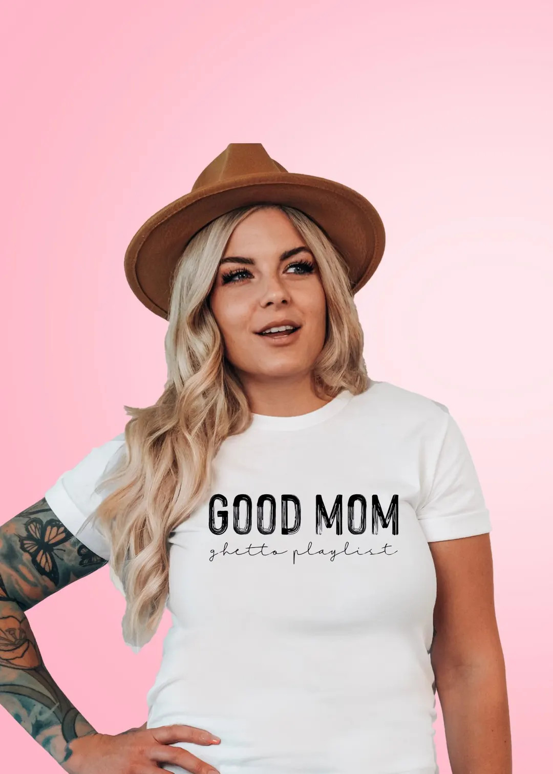 Good Mom Ghetto Playlist Tee - Music Lover Shirt | Etsy (US)