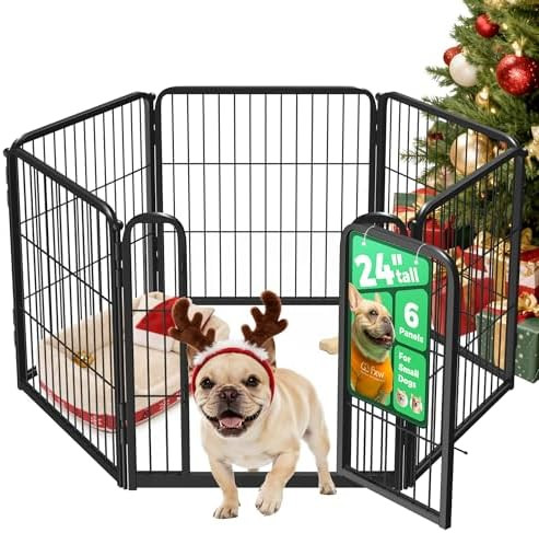 FXW Homeplus Unleashed Indoor Dog Playpen - Stress-Free and Safe Play, Heavy Duty 24 Inch 6 Panel... | Amazon (US)