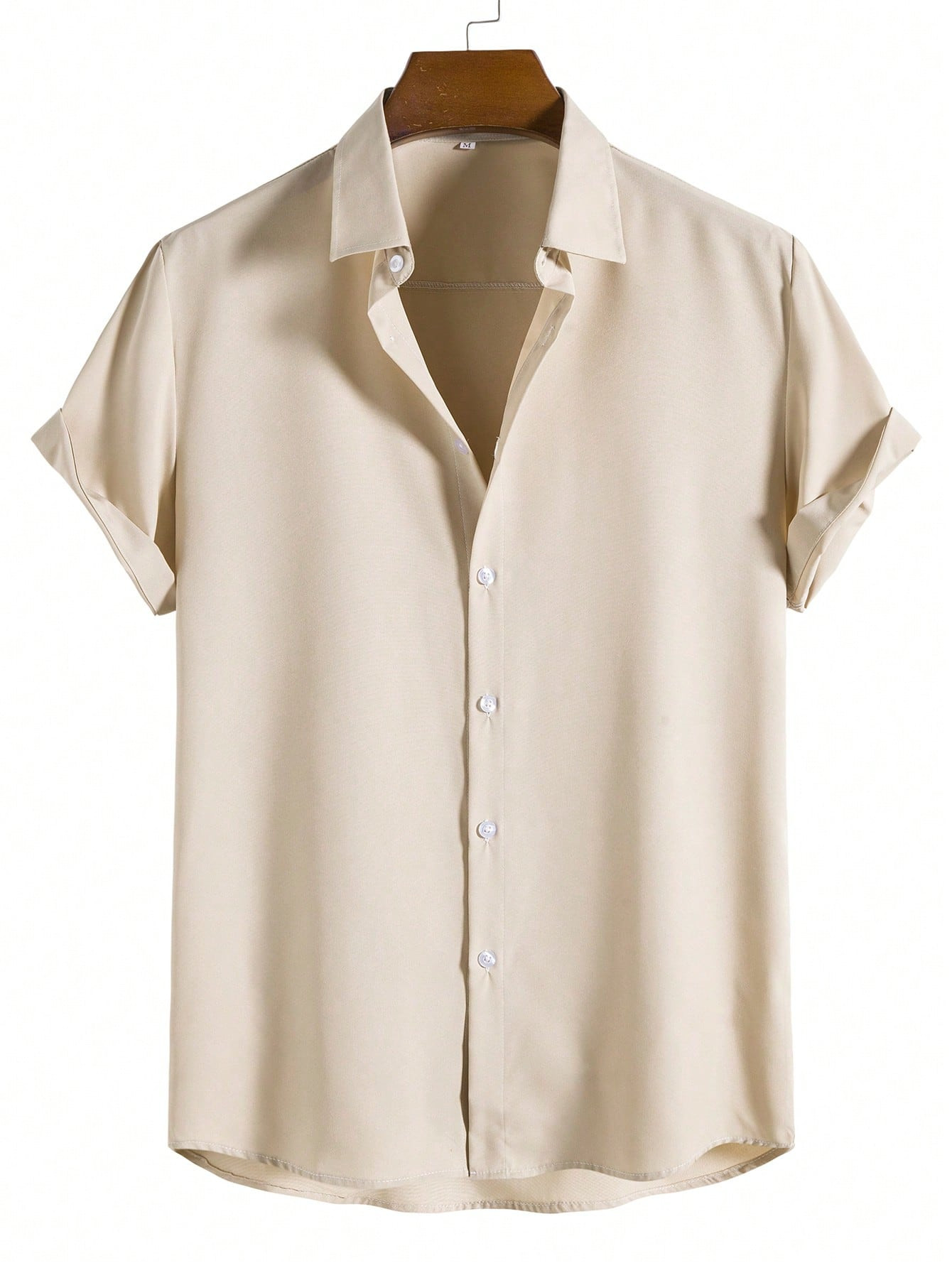 Manfinity Men Solid Button Up Shirt | SHEIN