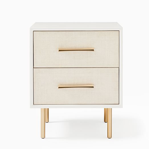 Margot Raffia Nightstand (20.5") | West Elm (US)