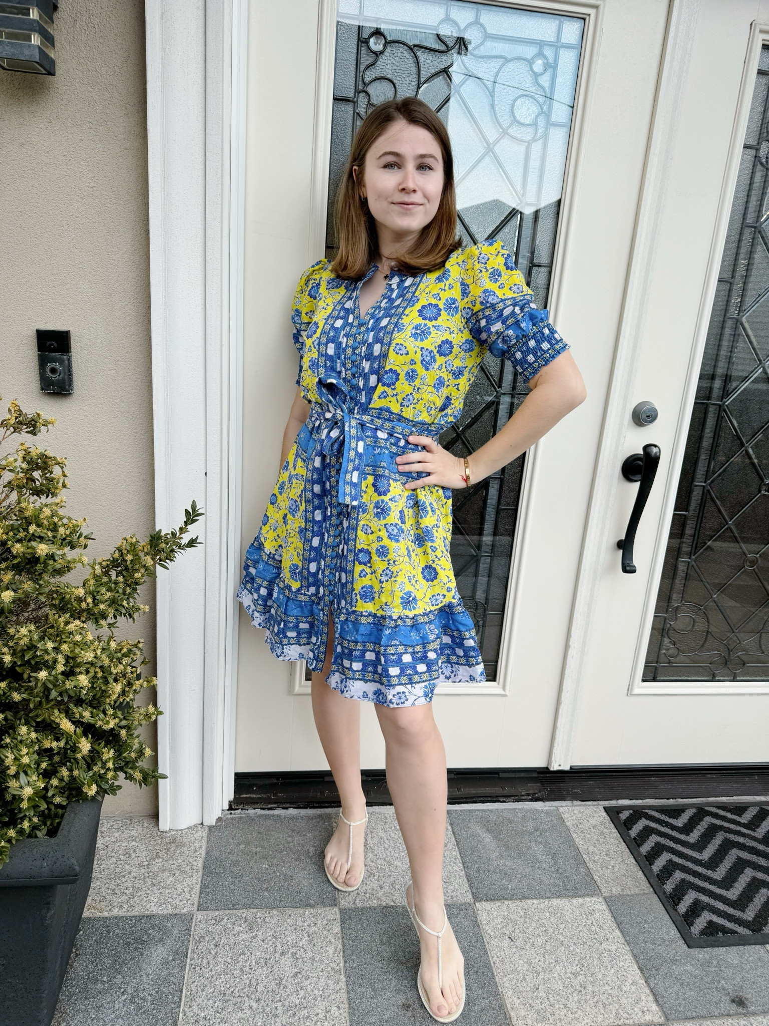 Fun and flirty in florals 💚. Another successful #Tjmaxx find! #elietahari #linendress #floraldress #spring

#LTKsalealert #LTKSeasonal #LTKfindsunder100