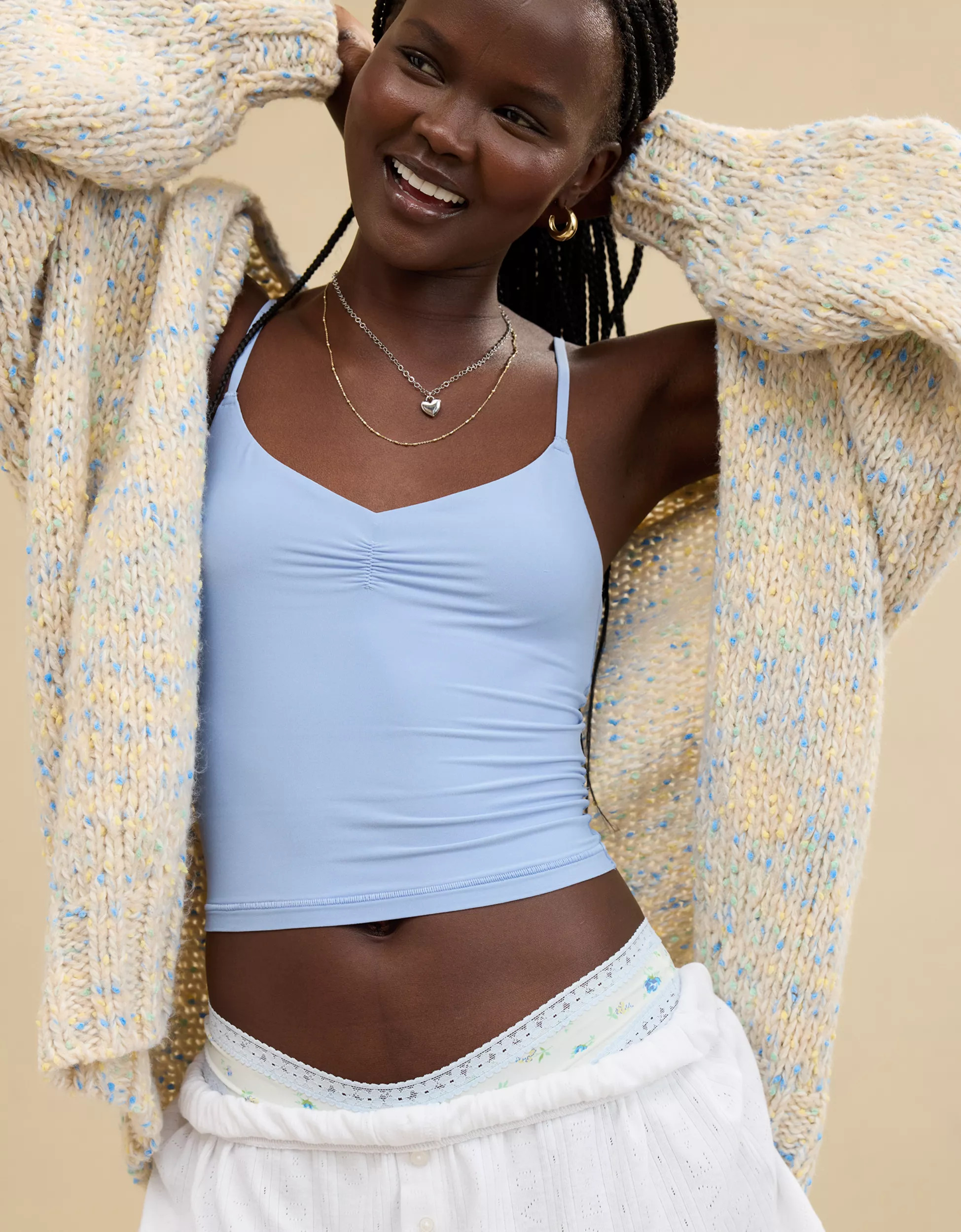 SMOOTHEZ Ruched Cami | Aerie