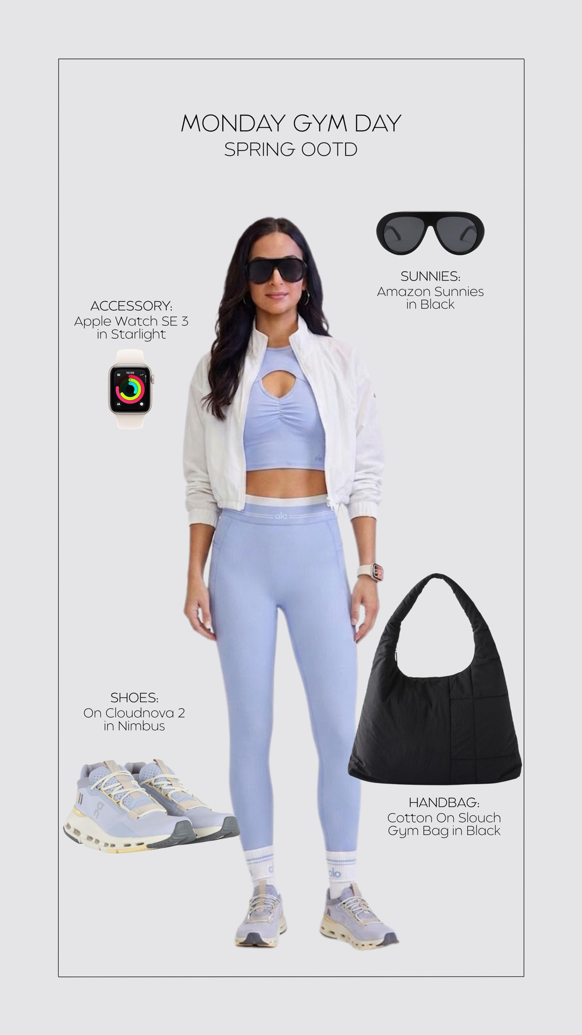 starting the week strong in my favorite shades of blue. this matching activewear set paired with a lightweight white bomber is the ultimate gym-to-errands uniform. don't forget the cloudnova sneakers for maximum comfort and a slouchy tote for all your gear. #gymstyle #activewear #athleisure #ltkfit #liketkit

#LTKfitnessgoals
