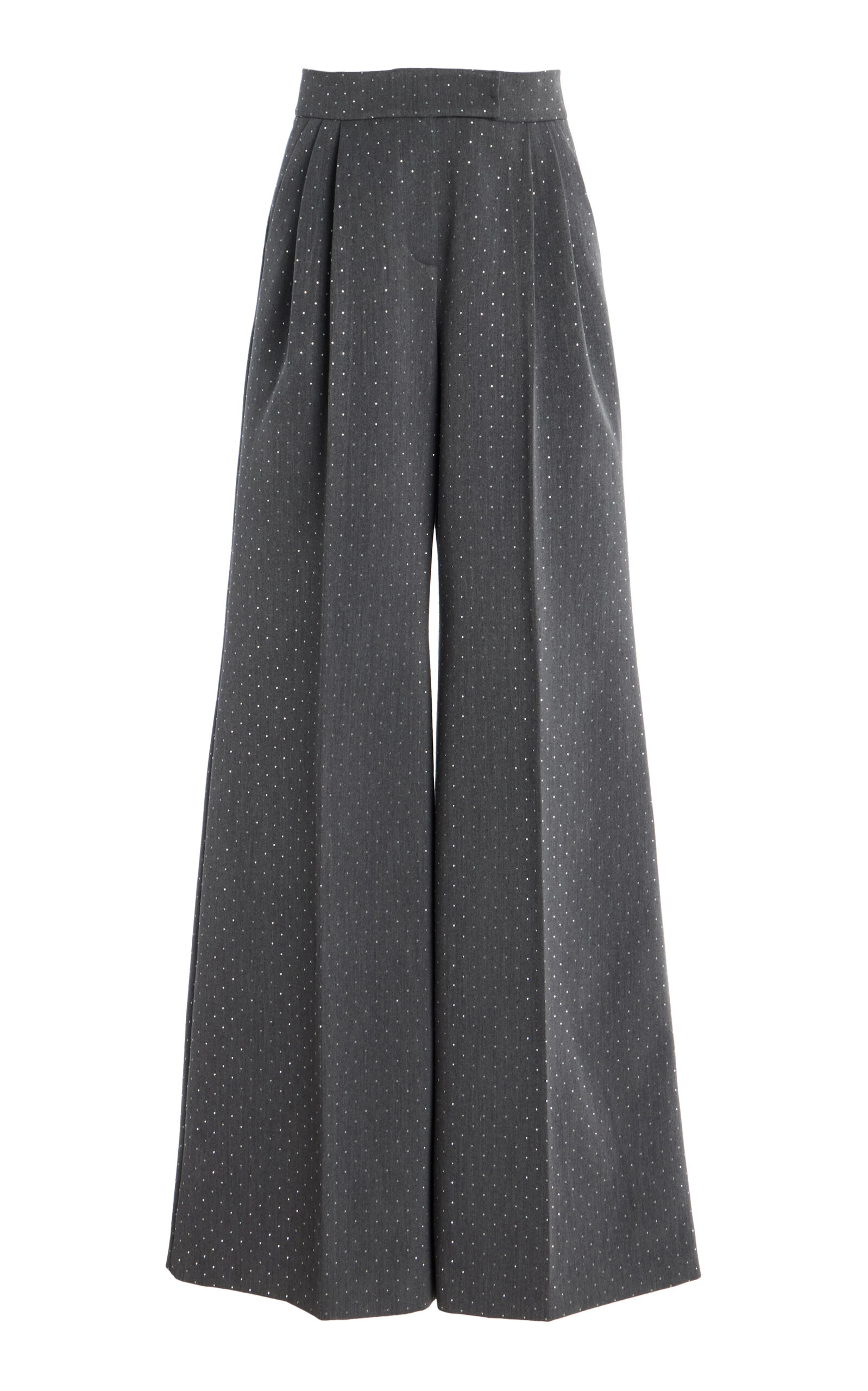 Crystal-Embellished Suiting Wide-Leg Pants | Moda Operandi (Global)