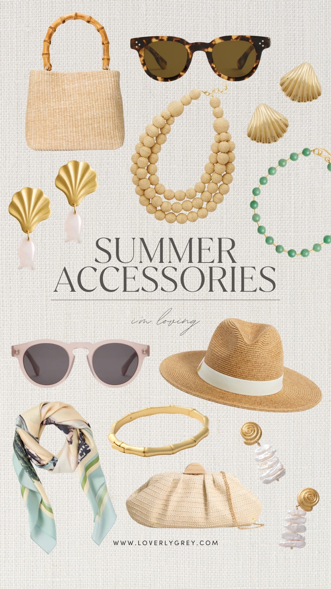 How cute are these accessories?! Perfect to pair with all of your summer looks 💕

Loverly Grey, Tuckernuck, summer accessories, statement accessoriess

#LTKSeasonal #LTKootd