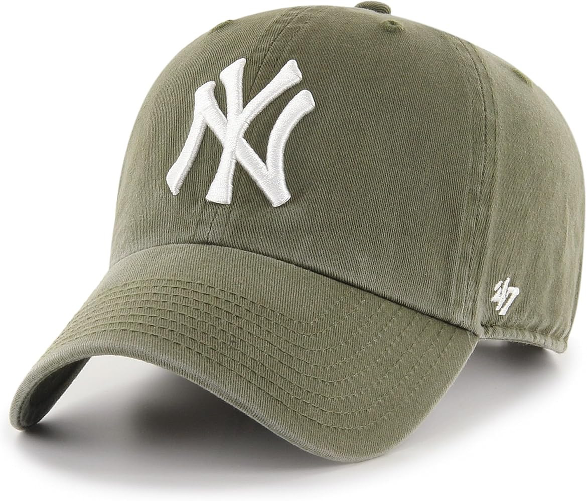 47 Clean Up MLB New York Yankees Adjustable Cap - Sandalwood | Amazon (CA)