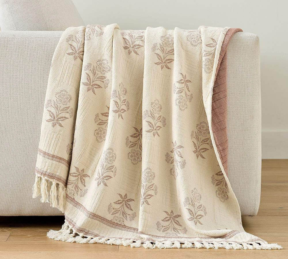 Kona Jacquard Throw | Pottery Barn (US)