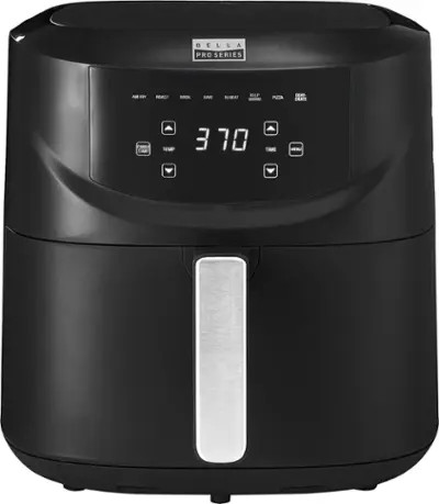 bella PRO - 8-qt. Touchscreen Air Fryer with Divided Basket - Matte Black | Best Buy U.S.