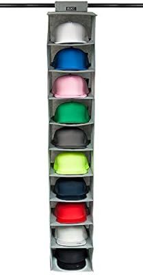 Boxy Concepts Hat Rack 10 Shelf Hanging Closet Hat Organizer for Hat Storage - Protect Your Caps ... | Amazon (US)